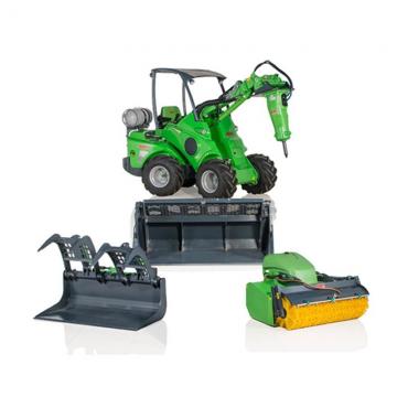 MINICARGADORA AVANT IMPLEMENTOS